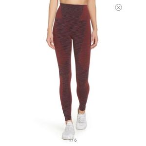 LNDR resistance legging NWT burgundy marl